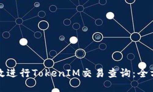 如何高效进行TokenIM交易查询：全方位指南